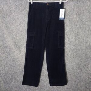 Hartsprings Kitestrings‎ Boy Pant 12 Corduroy Cargo Utility Blue Gorpcore